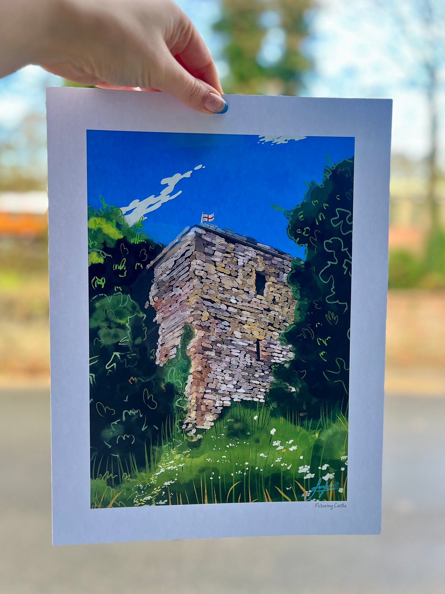 Pickering Castle Print