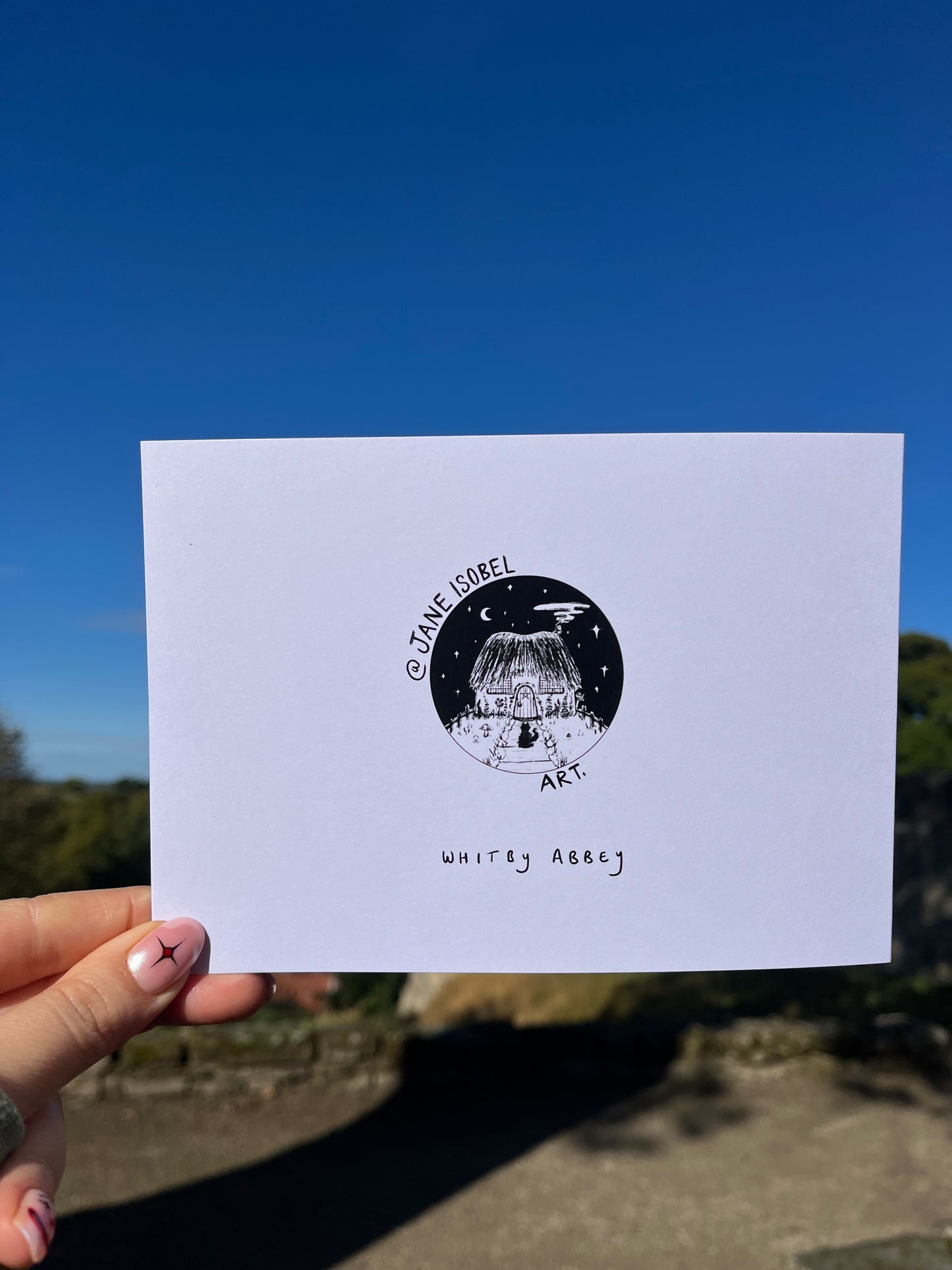 Whitby Abbey Greetings Card