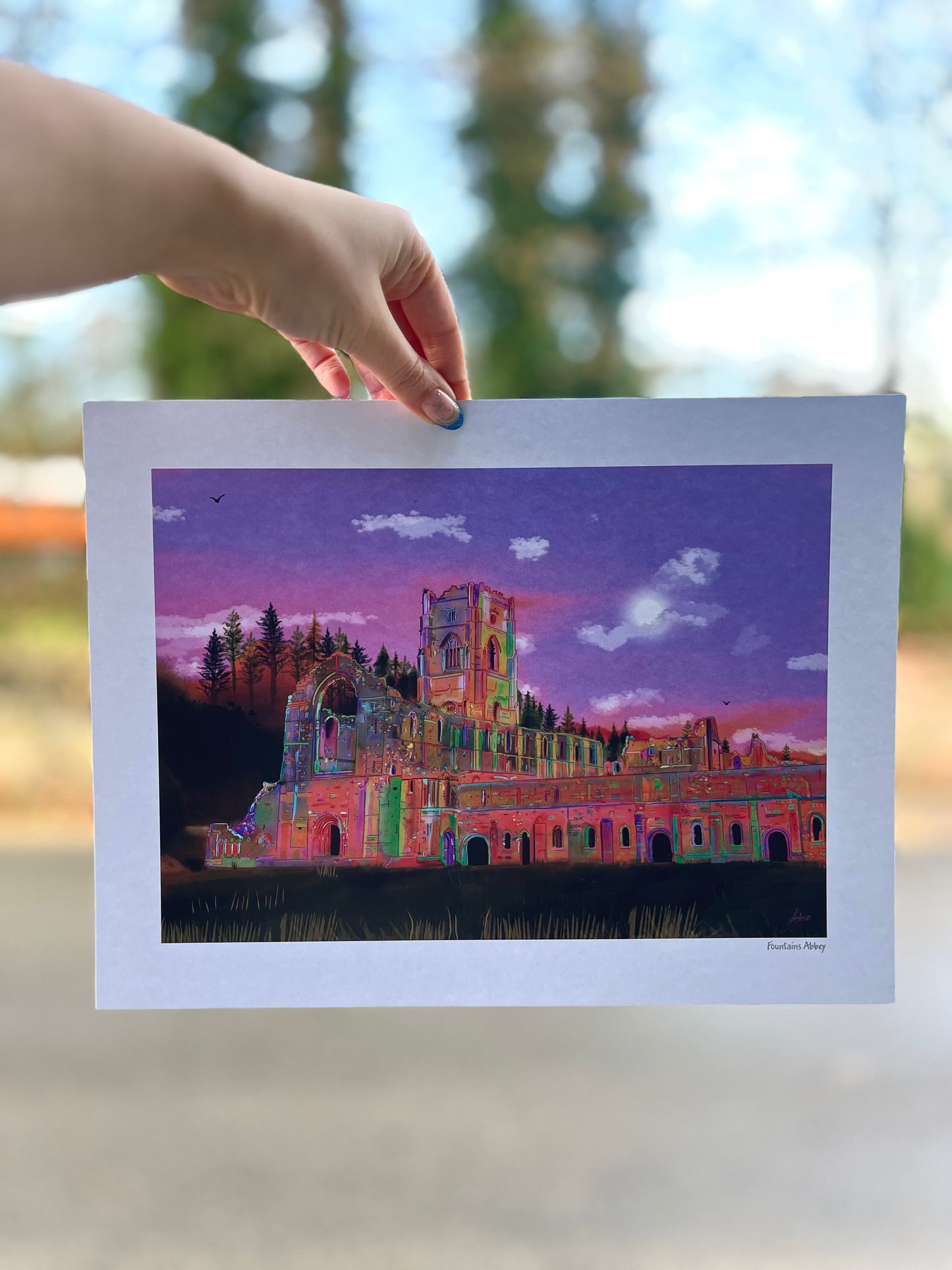 Fountains Abbey Print