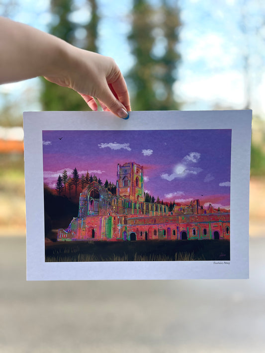 Fountains Abbey Print