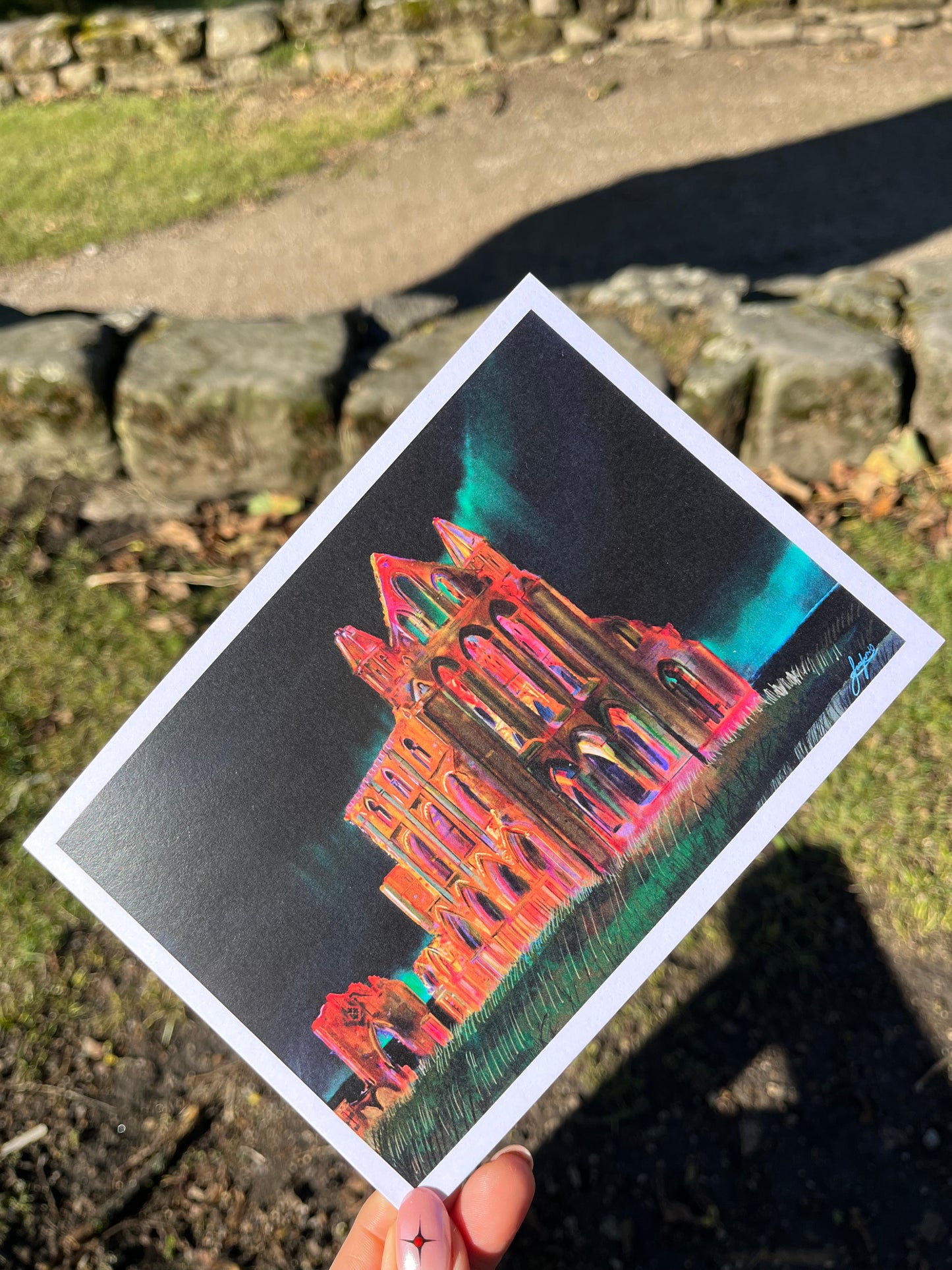 Whitby Abbey Greetings Card