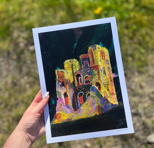 Scarborough Castle Print