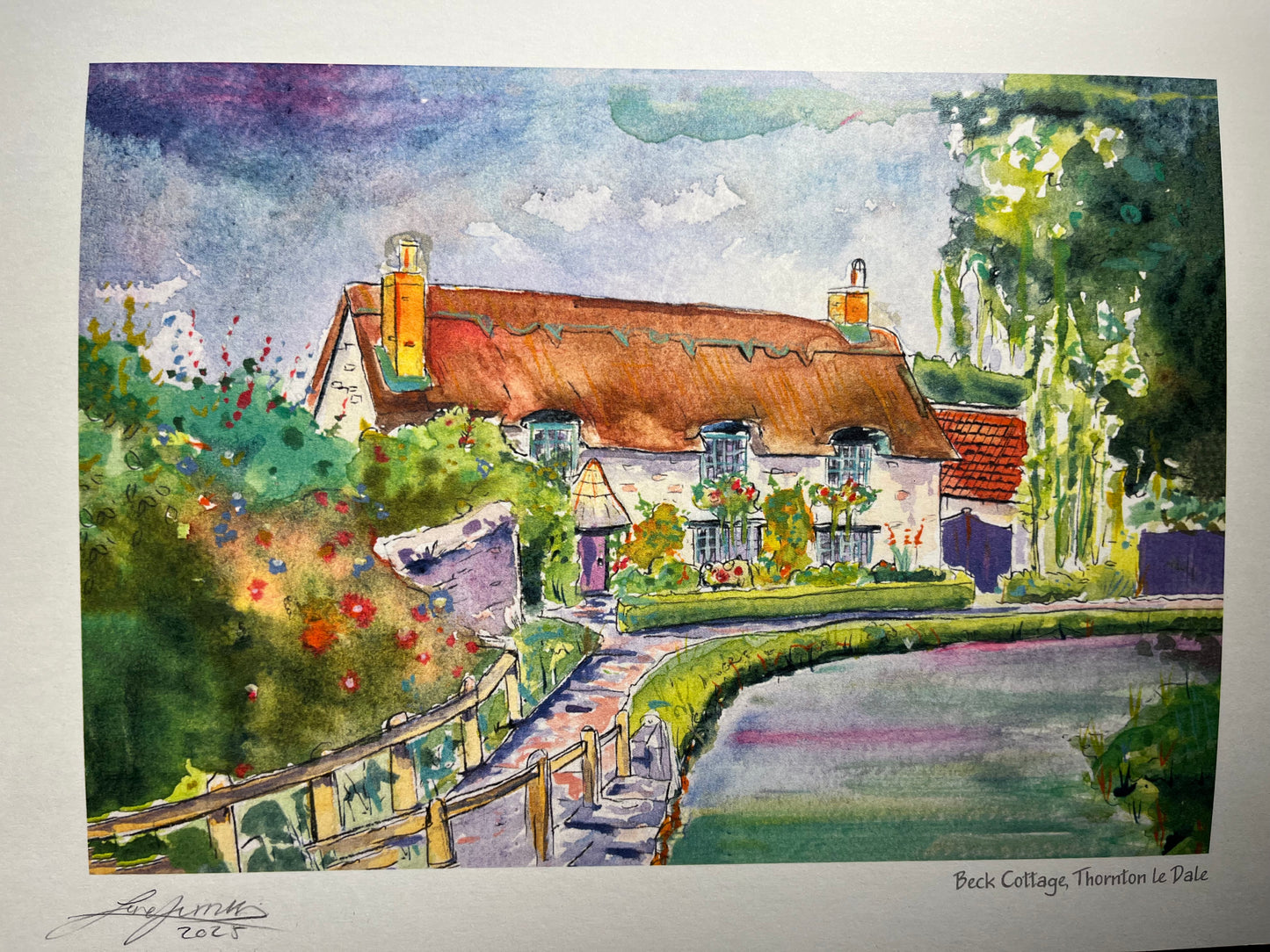 Thornton Le Dale - Beck Isle Cottage Print