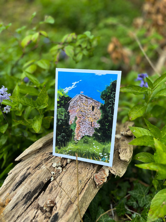Pickering Castle Greetings Card