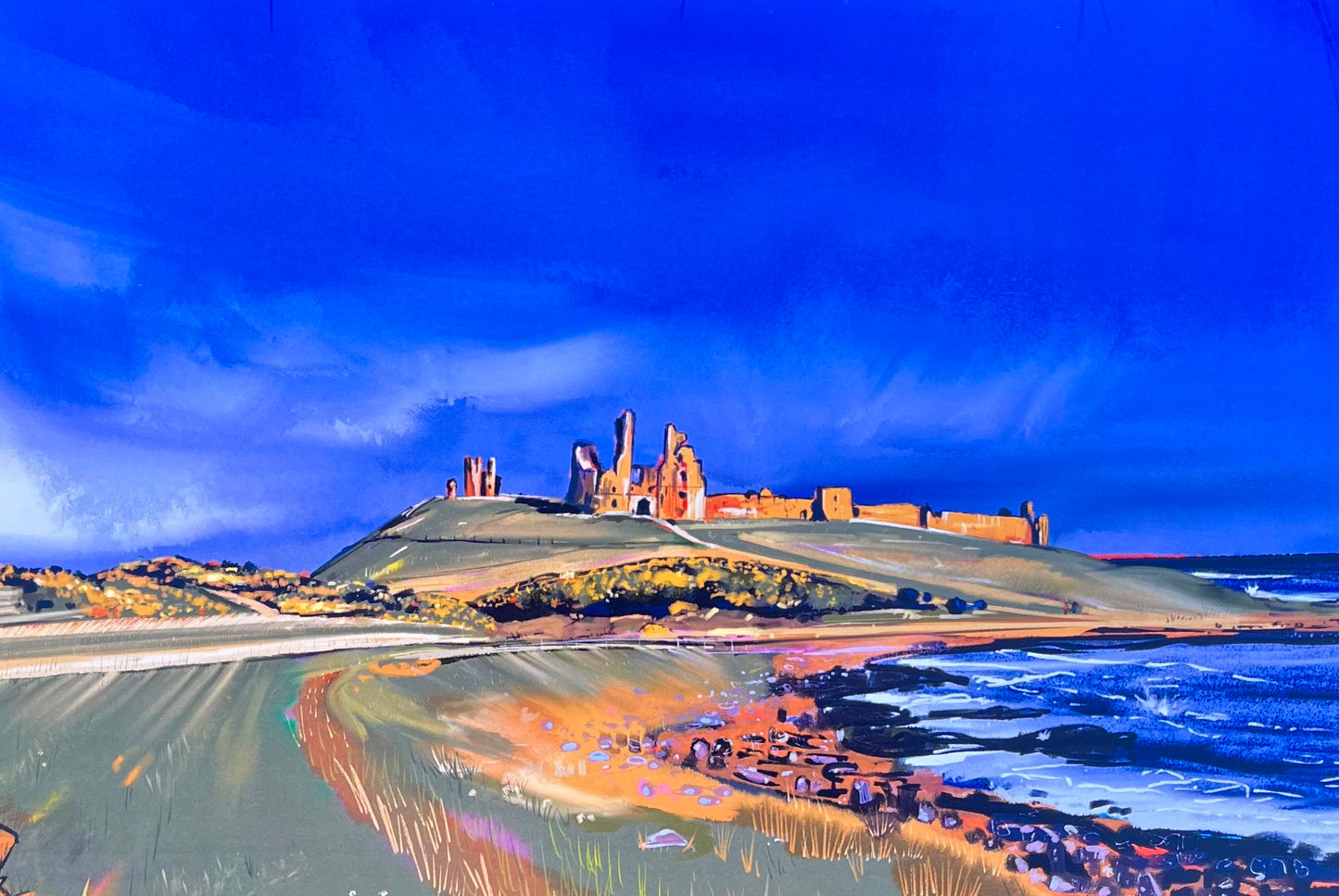 Dunstanburgh Castle Print