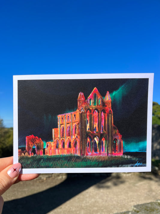 Whitby Abbey Greetings Card