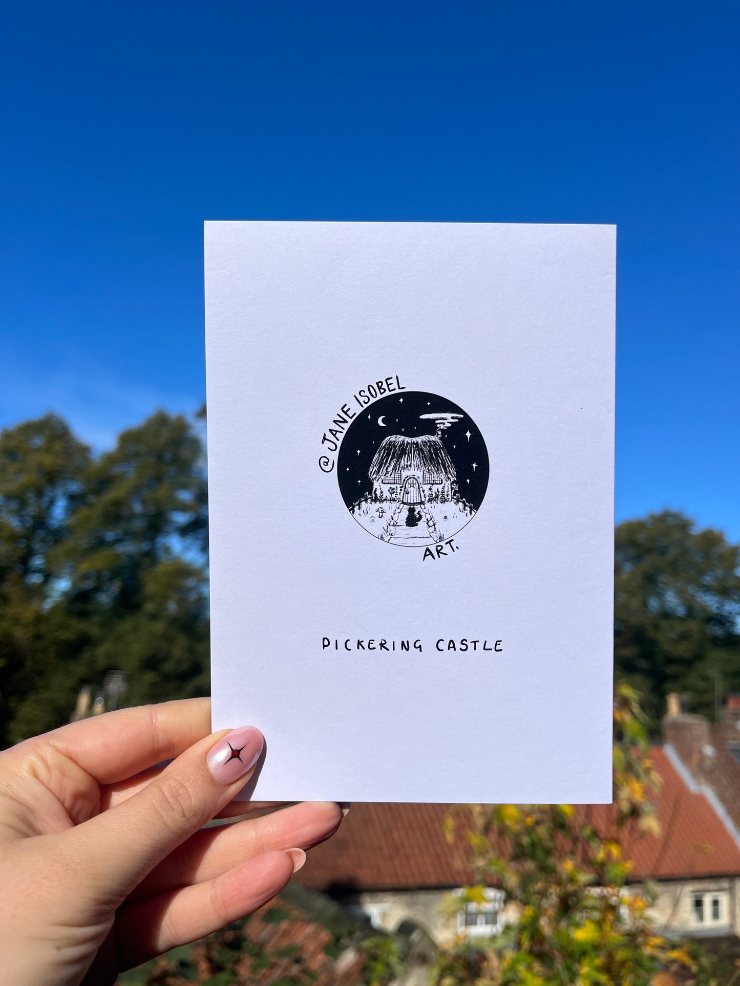 Pickering Castle Greetings Card